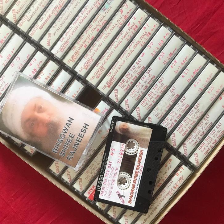 Osho Bhagwan Shree Rajneesh cassette tapes, Boeken, Esoterie en Spiritualiteit, Zo goed als nieuw, Spiritualiteit algemeen, Ophalen of Verzenden