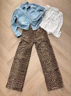 Garcia leopard jeans widefit 176 S 36, Blauw, Ophalen of Verzenden, Zo goed als nieuw, W27 (confectie 34) of kleiner