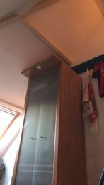 Hoge ikea kledingkast met matglazen deuren, Ophalen, Gebruikt, 200 cm of meer, Ikea