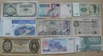 (42) . verzameling . 9 stuks verschillende bankbiljetten ., Ophalen of Verzenden, Buitenland, Bankbiljetten