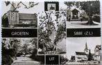 Sibbe, groeten Uit met o.a. Kerkstraat en kasteel, Ophalen of Verzenden, 1960 tot 1980, Ongelopen, Limburg