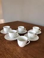 Limoges Bernardaud "Palm" koffieservies, Gebruikt, Ophalen of Verzenden, Overige stijlen, Kop(pen) en/of Schotel(s)