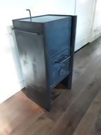 Harrie Leenders HL2 "guillotine" 6KW houtkachel, Huis en Inrichting, Kachels, Ophalen, Gebruikt, Houtkachel, Vrijstaand