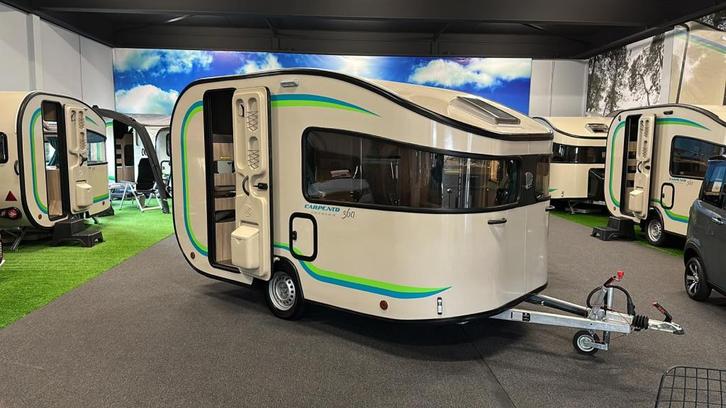 Carpento 360, Caravans en Kamperen, Caravans, Bedrijf, tot en met 4, 500 - 750 kg, Overige merken, tot 4 meter, Hordeur, Koelkast