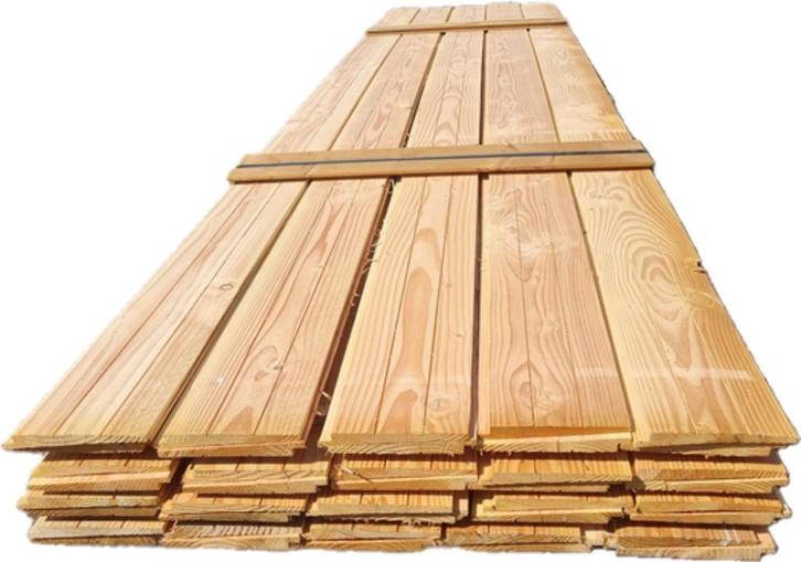 28 m2 Zweeds rabat Douglas hout - nr: TP256, Tuin en Terras, Palen, Balken en Planken, Nieuw, Planken, 250 cm of meer, Ophalen
