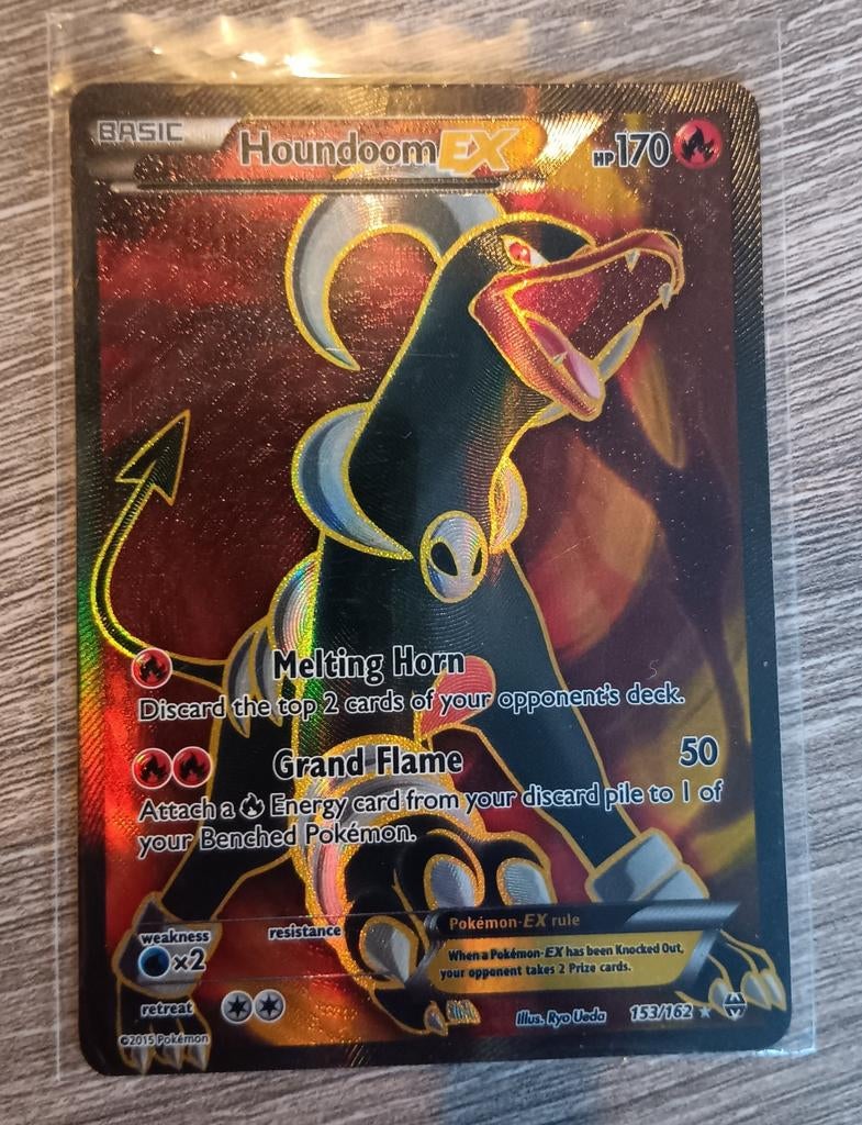 Houndoom ex Full Art BREAKtrough, Ophalen of Verzenden, Zo goed als nieuw