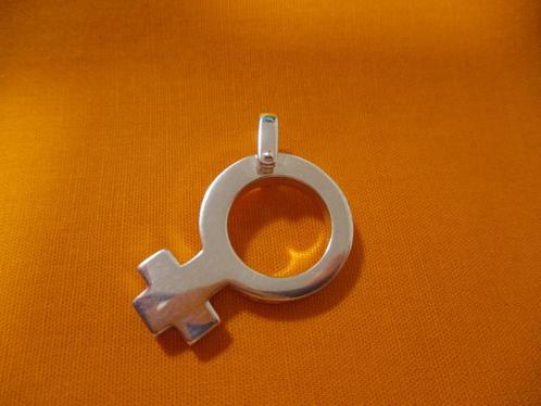 Vrouwensymbool kettinghanger, 925 zilver, Sieraden, Tassen en Uiterlijk, Kettinghangers, Nieuw, Zilver, Zilver, Kruis of Symbool