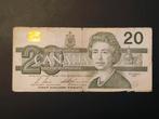 Canada 20 dollars 1991 F/VF, Ophalen of Verzenden, Noord-Amerika
