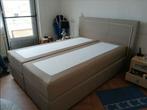 Inzgs 140x200 cimplete boxspring bed, Ophalen of Verzenden, 140 cm, Zo goed als nieuw, Tweepersoons