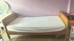 90x200 Verstelbaar Bed, Huis en Inrichting, 90 cm, Eenpersoons, Bruin, Ophalen of Verzenden