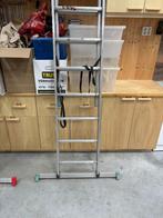 Excelsior ladder 2 x 9 - max hoogte 4,20 meter, Doe-het-zelf en Verbouw, Ladders en Trappen, Ophalen, Gebruikt, Ladder, Opvouwbaar of Inschuifbaar