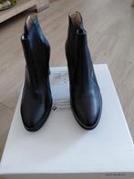Uni Dames Enkellaarsjes echt leder., Zwart, Ophalen of Verzenden, Zo goed als nieuw, Lage of Enkellaarzen