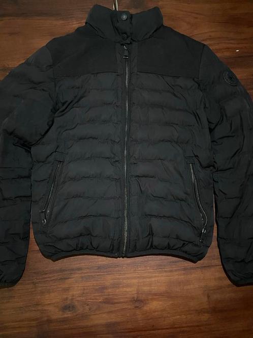 Airforce Winterjas Zwart Maat S, Kleding | Heren, Jassen | Winter, Gedragen, Maat 46 (S) of kleiner, Zwart, Ophalen of Verzenden