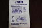 KTM 250 SX EXC EGS 300 MXC 1993 ersatzteil katalog chassis, Yamaha