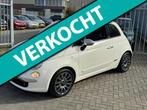 Fiat 500 C 0.9 TwinAir Lounge 86PK NL AUTO NAP! Leer l Airco, Euro 5, 86 pk, Gebruikt, Zwart