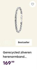 Zilveren koningsschakel armband + ketting, Sieraden, Tassen en Uiterlijk, Kettingen, Ophalen of Verzenden, Zo goed als nieuw, Zilver