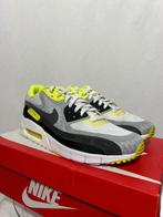 ALS NIEUW! Maat 44 - Nike Air Max 90 Breathe Grey Volt Black, Overige kleuren, Verzenden, Nike, Nike