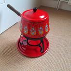 retro fondueset rood, Ophalen, Brander, Fondueset