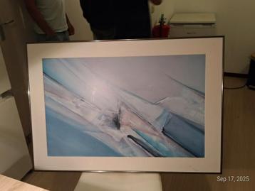 Abstract Schilderij met Lijst beschikbaar voor biedingen