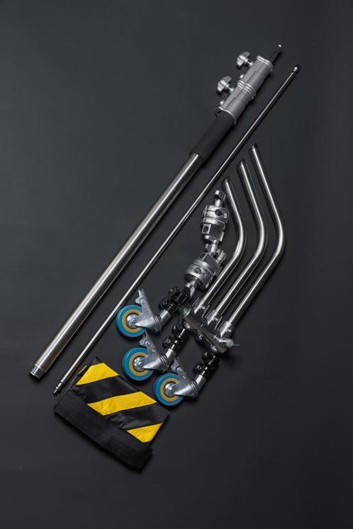 Heavy duty C-Stand statief 260cm/330cm, Audio, Tv en Foto, Fotografie | Statieven en Balhoofden, Nieuw, Overige typen, 175 cm of meer