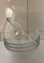 Glazen dessertschaaltjes 4 st, Huis en Inrichting, Keuken | Servies, Ophalen of Verzenden, Kom(men), Overige stijlen, Glas