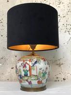 Chinese Famille Rose tafellamp Qinq Dynastie 19e eeuw, Antiek en Kunst, Antiek | Porselein, Ophalen