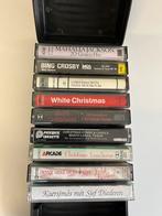 Koffertje met 9 cassettebandjes Kerstmuziek., Cd's en Dvd's, Cassettebandjes, 2 t/m 25 bandjes, Ophalen of Verzenden, Zo goed als nieuw