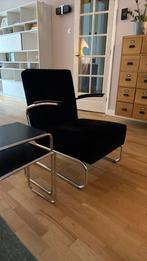 Gispen 405 ZGAN zwart ribfluweel, Huis en Inrichting, Fauteuils, Ophalen of Verzenden, Zo goed als nieuw, 75 tot 100 cm, 50 tot 75 cm