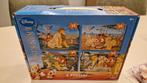 Lion King Puzzelbox Disney - 4 Puzzels Compleet Vanaf 3-4 jr, Ophalen of Verzenden, 10 tot 50 stukjes, Zo goed als nieuw, 4 tot 6 jaar