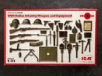 Bouwdoos 1:35 ICM WW1 35 Italian Infantry Weapons & Equipmen, Ophalen of Verzenden, Nieuw, 1:35 tot 1:50