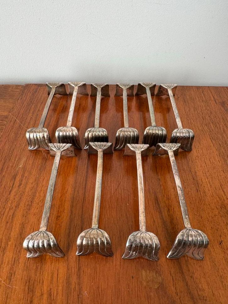 Set van 10 Keltum Messenleggers messenlegger bestek, Antiek en Kunst, Antiek | Bestek, Ophalen of Verzenden