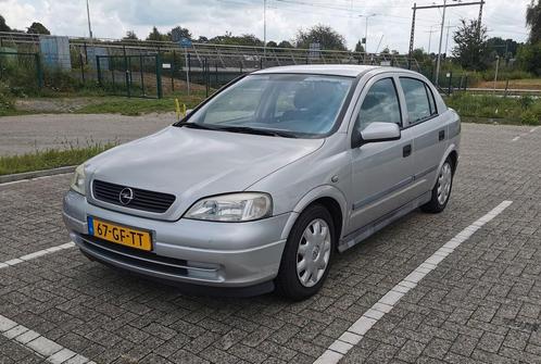 Opel Astra 1.6 16V 5D automaat cruise control 2000 Grijs aut, Auto's, Opel, Particulier, Astra, ABS, Airbags, Boordcomputer, Centrale vergrendeling