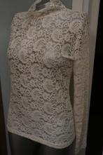 nieuwe roomwitte kanten blouse met mooi kraagje xl, Ophalen of Verzenden, Nieuw, Maat 46/48 (XL) of groter, Overige kleuren