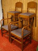 Antiek Dutch Design Eetkamerstoelen Vintage Art Deco stoelen, Antiek en Kunst, Ophalen