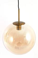 Hanglamp met glazen bol van 30 cm (NIEUW), Ophalen of Verzenden, Nieuw, Glas, Minder dan 50 cm