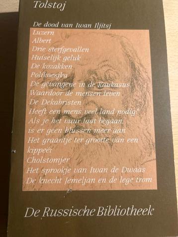 Tolstoj - De Russische Bibliotheek beschikbaar voor biedingen