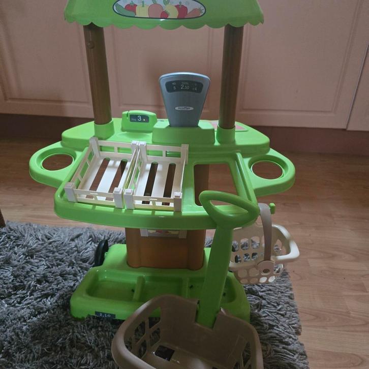 Speelgoed Groente & Fruit Winkeltje, Kinderen en Baby's, Speelgoed | Speelkeukens, Gebruikt, Speelkeuken, Kunststof, Ophalen of Verzenden