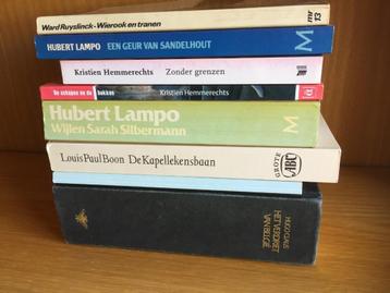 8 boeken van diverse Belgische auteurs beschikbaar voor biedingen