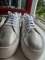 Superga Zilver Glitter Sneakers - Maat 41, Overige kleuren, Ophalen of Verzenden, Zo goed als nieuw, Superga