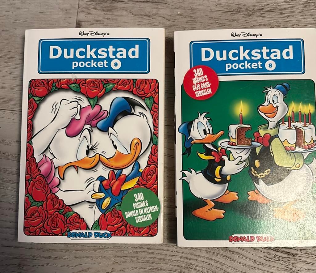 Duckstad pockets 8 en 9, Meerdere stripboeken, Ophalen of Verzenden, Zo goed als nieuw