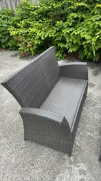 Tuinset loungeset, Ophalen of Verzenden, Gebruikt, Wicker, Bank