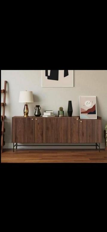 🔥Actieprijs: €100 per stuk Buffetkast Lodge – hout & metaal beschikbaar voor biedingen