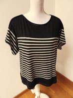 P73 STUDIO MAX truitje zwart ivoor wit M 38/40, Kleding | Dames, Maat 38/40 (M), Zwart, Studio Max, Nieuw