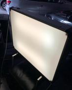 Licht reclame bord presentatie visual merchandiser, Ophalen of Verzenden, Reclamebord