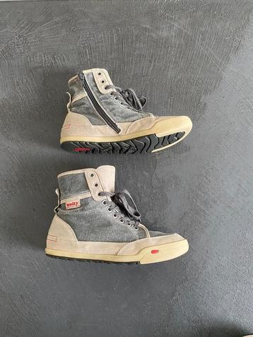 i333 Wolky maat 39 Hoge gympen wandelschoenen sneakers beige beschikbaar voor biedingen