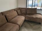 Hoekbank camel bruin, Ophalen, Zo goed als nieuw