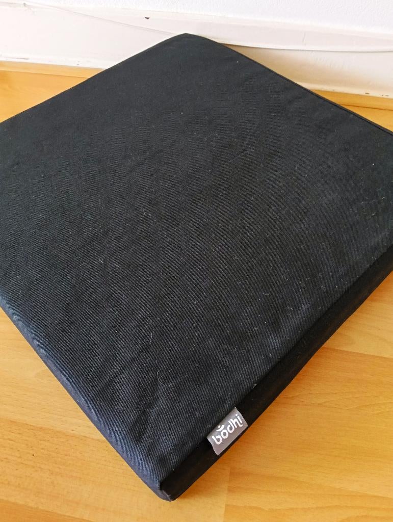 Mandir kussen Bodhi zwart vierkant – nieuw, Sport en Fitness, Yoga en Pilates, Ophalen of Verzenden, Nieuw, Yoga-accessoire