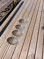 Glazen lampen kappen, Ophalen