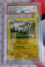Pokemon Zebstrika Holo Black & White League Promo PSA 9, Hobby en Vrije tijd, Verzamelkaartspellen | Pokémon, Ophalen of Verzenden