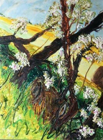 Peter Keizer - "Stormwind" - groot origineel werk beschikbaar voor biedingen